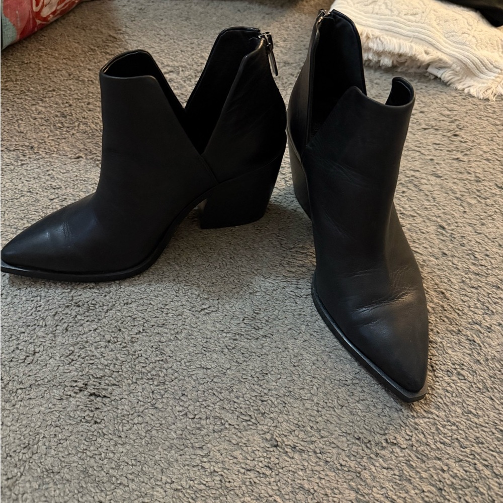Vince Camuto Black Ankle Boots